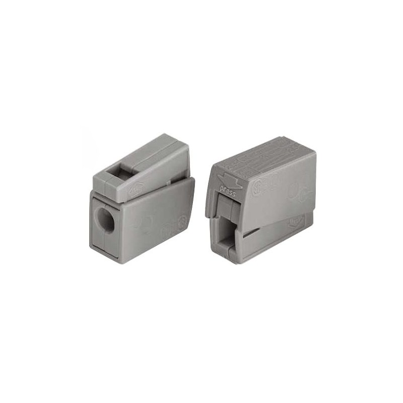 Svorka Wago 224-101 2x0,5-2,5mm2 sivá