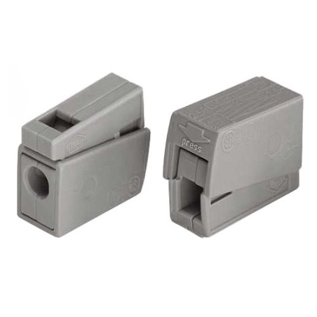 Svorka Wago 224-101 2x0,5-2,5mm2 sivá
