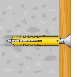 Hmoždinka - 6 x 30 mm - 35 ks / balenie