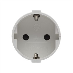 In line schuko socket