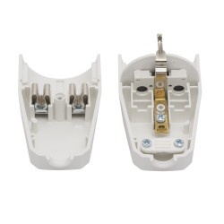 In line schuko socket