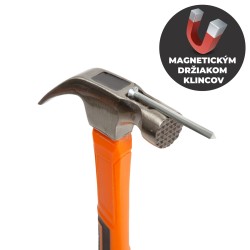 Tesárske kladivo s magnetickou hlavou - 470 g