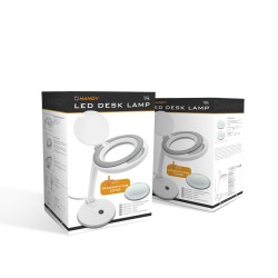LED lampa - s lupou - 4" - 100 mm