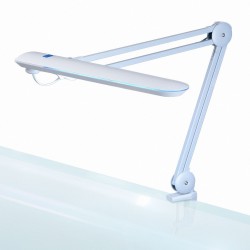 LED lampa na stôl - stmievateľná - kov - biela