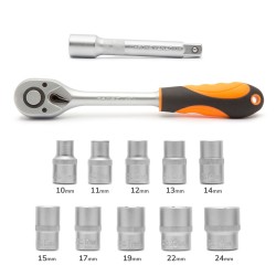 Sada nástrčkových kľúčov - 1/2" - 12 ks