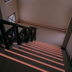 Protišmyková lepiaca páska – s fosforeskujúcim značkovacím pruhom – 5 m x 50 mm – 5 druhov