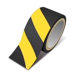 Páska signalizujúca nebezpečenstvo - žltá / čierna - 50 mm x 33 m