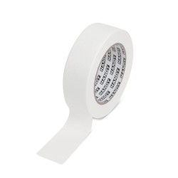 Maskovacia páska - s lepidlom na báze rozpúšťadla - 50 m x 30 mm - biela