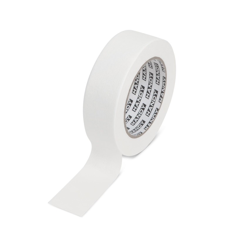 Maskovacia páska - s lepidlom na báze rozpúšťadla - 50 m x 30 mm - biela