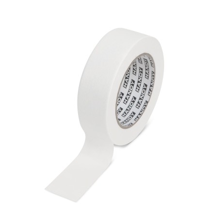 Maskovacia páska - s lepidlom na báze rozpúšťadla - 50 m x 30 mm - biela
