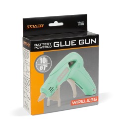 Lepiaca pištoľ - s akumulátorom, Type-C - 7 mm - 10 W - metovo zelená