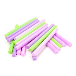 Náplň do lepiacej pištole - 7 x 100 mm - macaronová farba - 20 ks / balenie