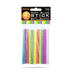 Náplň do lepiacej pištole - 7 x 100 mm - fluoreskujúce farby - 20 ks / balenie