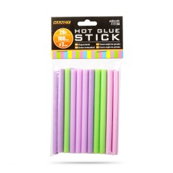 Náplň do lepiacej pištole - 7 x 100 mm - macaronová farba - 20 ks / balenie