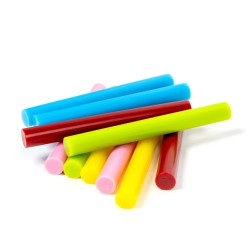 Náplň do lepiacej pištole - 11 x 100 mm - macaronová farba - 10 ks / balenie