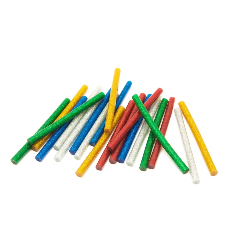 Tavná náplň do lepiacej pištole - 7 mm - glitrová