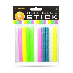 Náplň do lepiacej pištole - 11 x 100 mm - fluoreskujúca farba - 10 ks / balenie