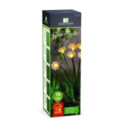 Zapichovacia solárna lampa – kamilka – 10 teplých bielych LED – 80 cm