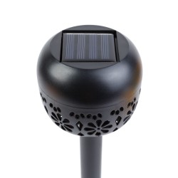 Zapichovacia solárna lampa - 1 teplých bielych LED - 8 x 8 x 38 cm