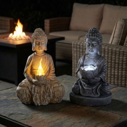 Solárny Buddha - 1 LED - 12,5 x 8,5 x 19 cm - 2 druhy