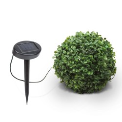 Solárny krušpán - zavesiteľný - 25 cm - 20 teplých bielych LED