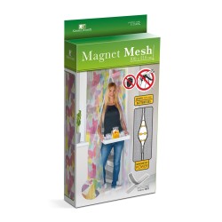 Sieťka proti hmyzu na dvere - magnetická- 100 x 210 cm - farebné motýle