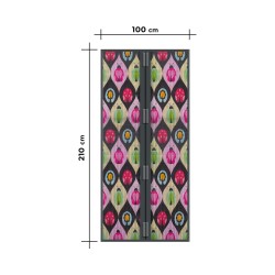 Sieťka proti hmyzu na dvere - magnetická - 100 x 210 cm - hmyz