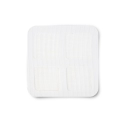 Opravný fľak k sieťke proti hmyzu - 10 x 10 cm - biely - 4 ks / balenie