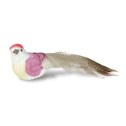 Záhradná dekorácia - vtáčik - 12 cm - s klipom - 2 ks / balenie