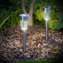 LED solárna lampa do exteriéru