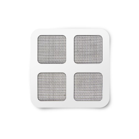 Opravný fľak k sieťke proti hmyzu - 10 x 10 cm - čierny - 4 ks / balenie