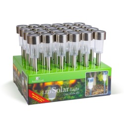 LED solárna lampa do exteriéru