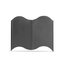 Okraj záhonu / plôtik - 15 x 14 cm - čierny - 20 ks / balenie