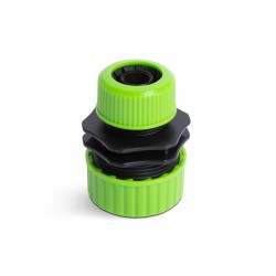 Adaptér na hadicu - 1/2" - 3/4" - plast - zelená/čierna