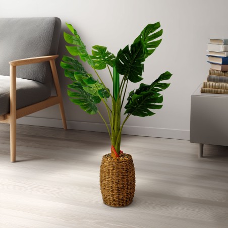 Umelá rastlina dekorácia - filodendron - 1 m