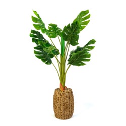 Umelá rastlina dekorácia - filodendron - 1 m