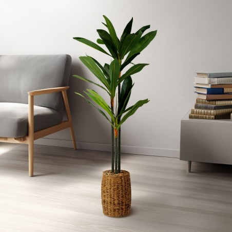 Umelá rastlina dekorácia - Dracaena Fragrans - 1,1-1,2 m