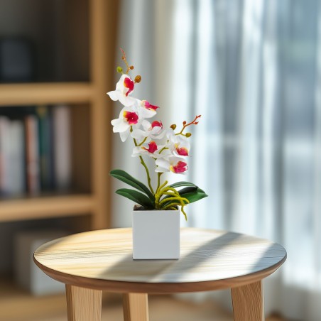 Umelá rastlina dekorácia – orchidea – 3 druhy – 37 cm