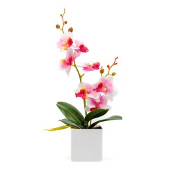 Umelá rastlina dekorácia – orchidea – 3 druhy – 37 cm