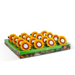Solárna slnečnica - 2 biele LED - 5 x 8 x 8,6 cm