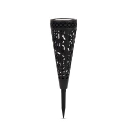 Zapichovacia solárna lampa – 1 teplá biela LED – 28,5 x 7 cm