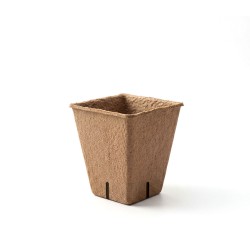 Kvetináč na pestovanie priesad - 6 x 6 cm - štvorcový, papier - 12 ks / balenie