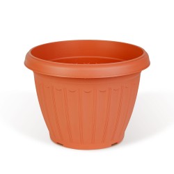 Plastový kvetináč – terakota – 20 cm
