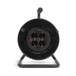 Káblový bubon s kovovým držiakom - 4x - 3x1,5 mm² - 25 m