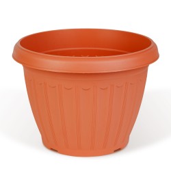 Plastový kvetináč - terakota - 25 cm