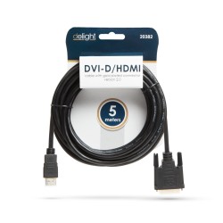 DVI-D / HDMI kábel • 5m