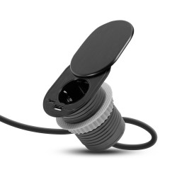 Skrytý, zabudovateľný konektor + USB + Type-C - "Slide it" technológia