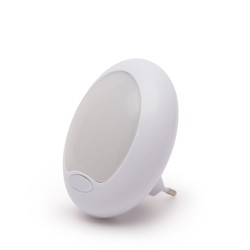 LED nočné svetlo, meniace farby - Premium "Smooth" - 7 LED