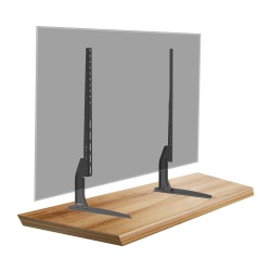 Univerzálna základňa na TV - čierna - 71 x 35 cm
