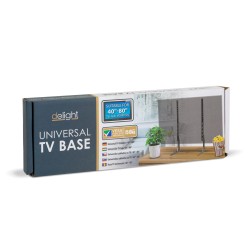 Univerzálna základňa na TV - čierna - 71 x 35 cm
